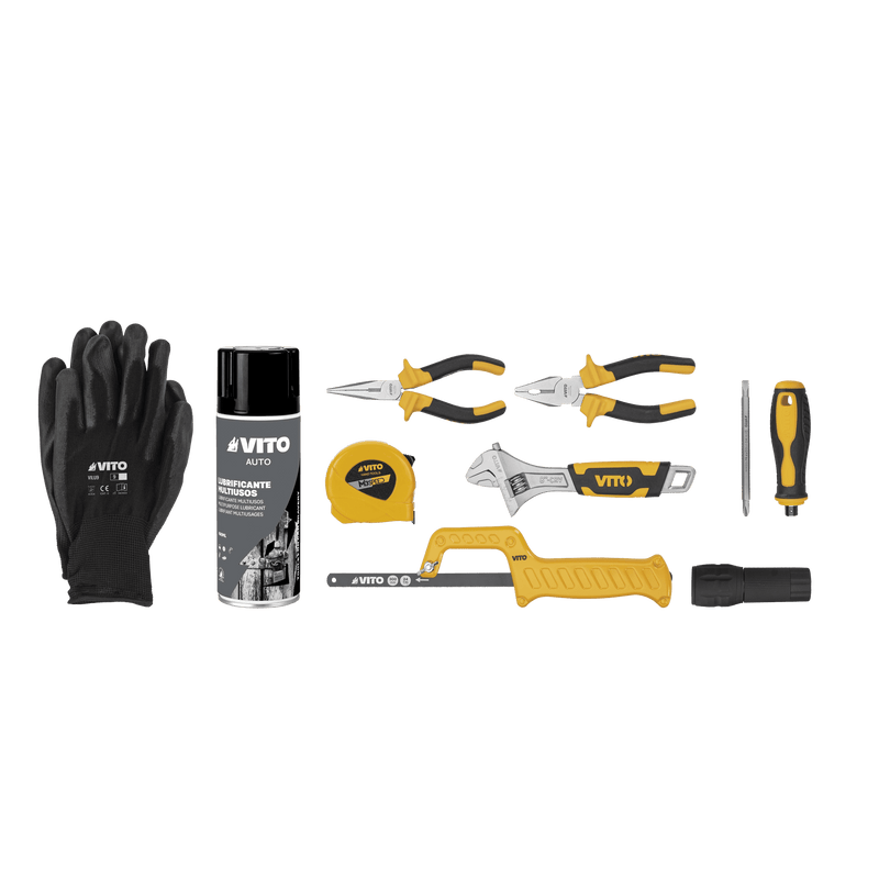 Vito (VIMNFB11) Nylon Bag with Diy Tools - 11 Pieces