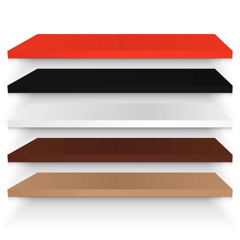 Vito (VIPALB20100) Melanime-Faced Chipboard Shelf 1500mm