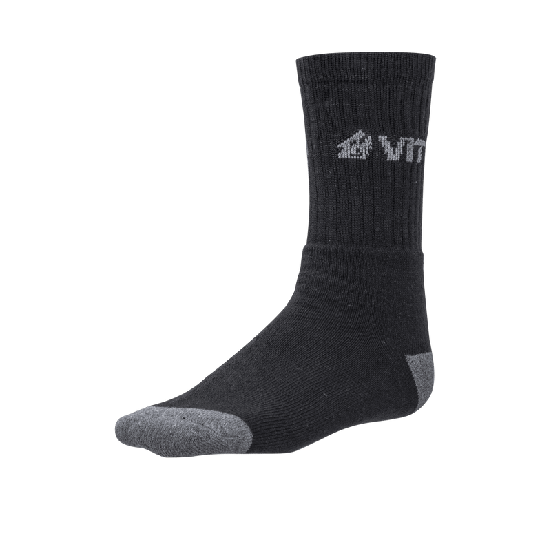 Meias Pretas Everyday Basic - Pack de 3 Pares Vito (VIPMEB3537)