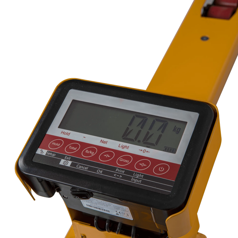 Transpaleta manual Vito (VIPPBD25) con báscula digital de 2,5 toneladas