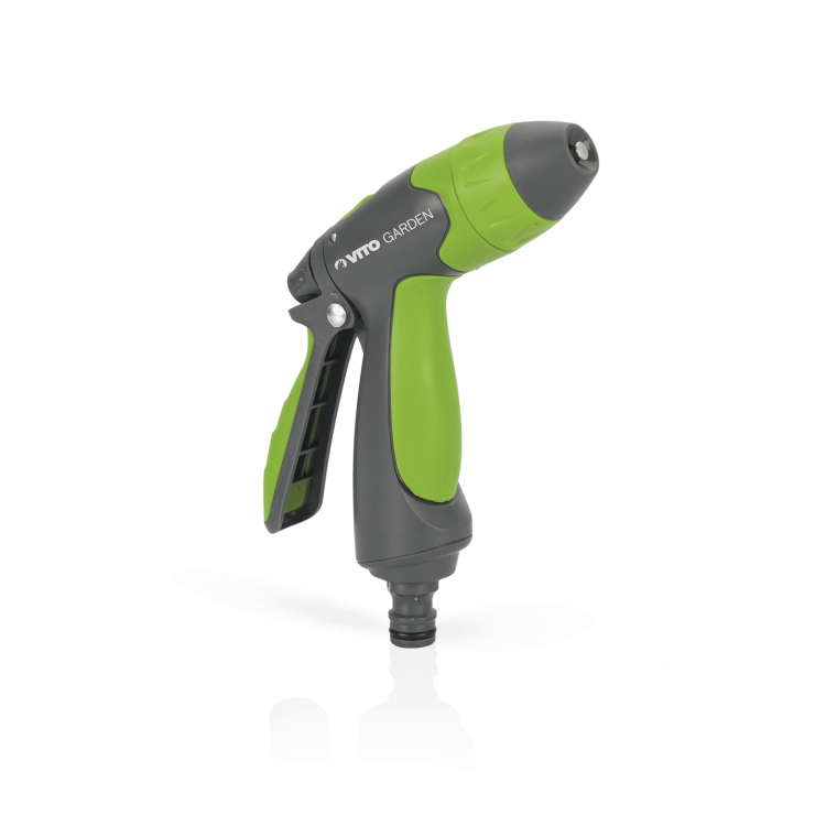 Pistola de água ajustável para jardim Vito (VIPRPBA) com cabo de borracha