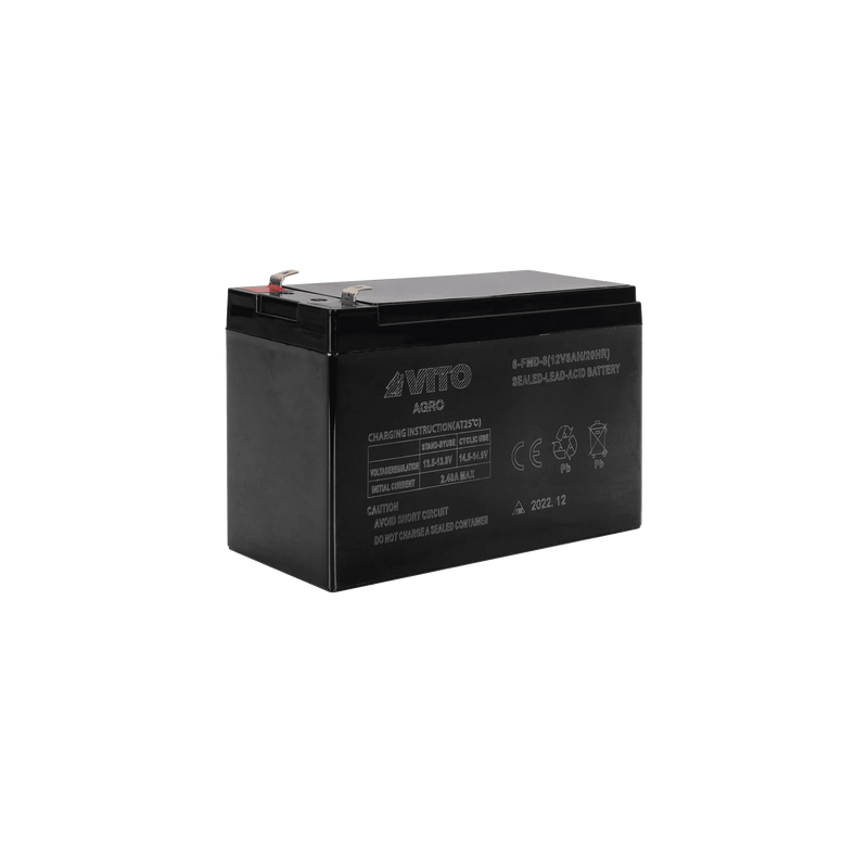 Bateria Vito (VIPUB16BABL) para pulverizador 12V - 8Ah
