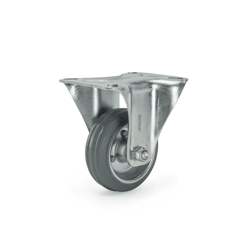 Rodízio rígido cinzento Vito (VIRFCZ100)