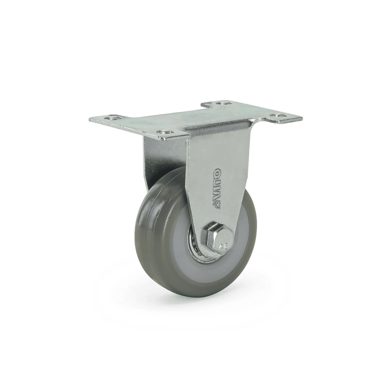 Vito (VIRFPVCCZ50) Rueda fija de PVC gris 50mm