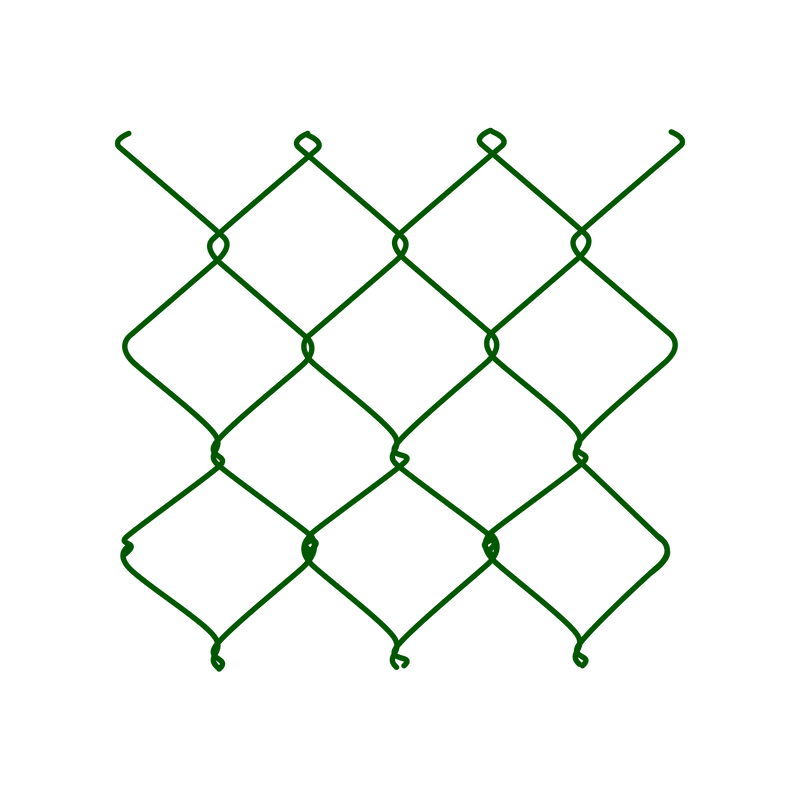 Vito (VIRP1005014) PVC Coated Iron Wire Mesh 100x50 BWG 14/11