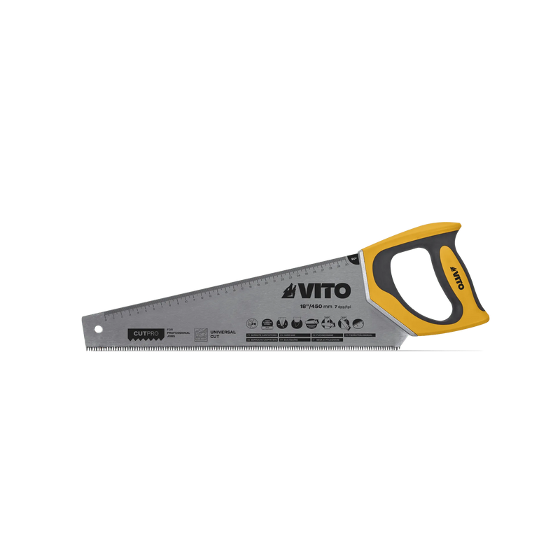 Sierra de mano Vito (VISCA450) con mango bimaterial