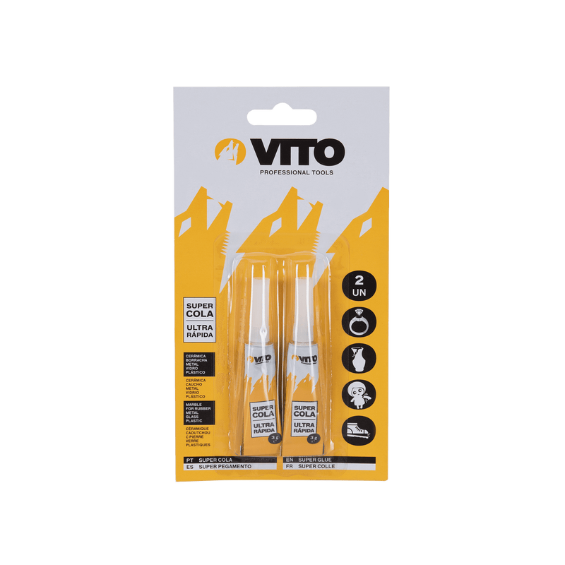 Vito (VISCC2) Set of 2 Tubes of Super Glue