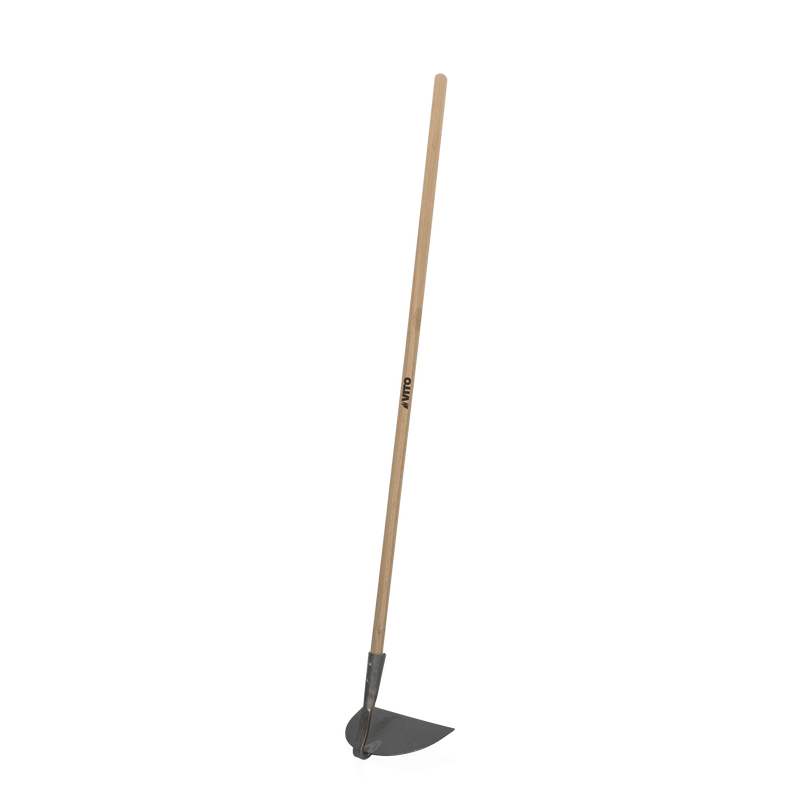 Enxada de puxar em meia-lua tipo espanhola Vito (VISORT0090C) com cabo de madeira 1400mm