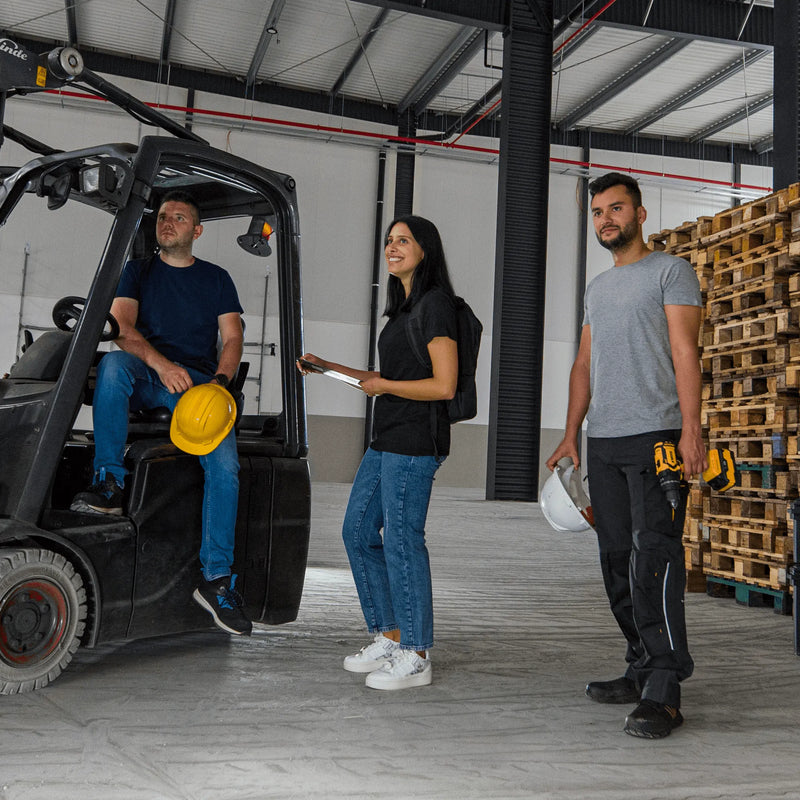 T-shirt básica azul Vito (VITBAL)