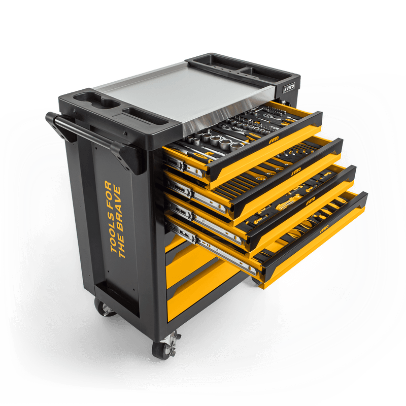 Gabinete rodante para herramientas Vito (VITCF7G) de 7 cajones