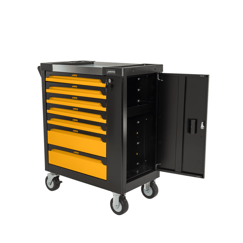 Gabinete rodante para herramientas Vito (VITCF7G) de 7 cajones