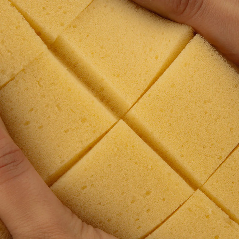 Boia de esponja de feltro Vito (VITEAC) amarela, cortada em bloco, 30 mm