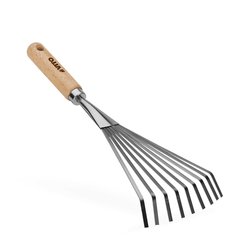 Rastrillo pequeño de acero inoxidable Vito (VIVRM)