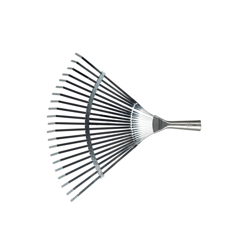 Ancinho de relva com dentes fixos em aço galvanizado Vito (VIVRZF21)