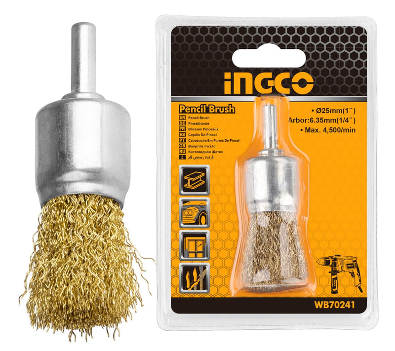 INGCO (WB70241) Catrabucha Corrugated Wire Brush Type 24mm