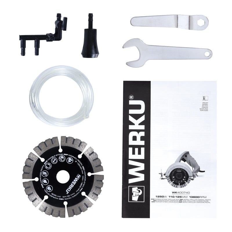 Serra circular para alvenaria Werku (WK400740) de 125 mm - 1250 W