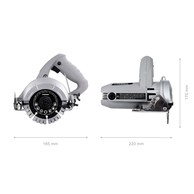 Serra circular para alvenaria Werku (WK400740) de 125 mm - 1250 W