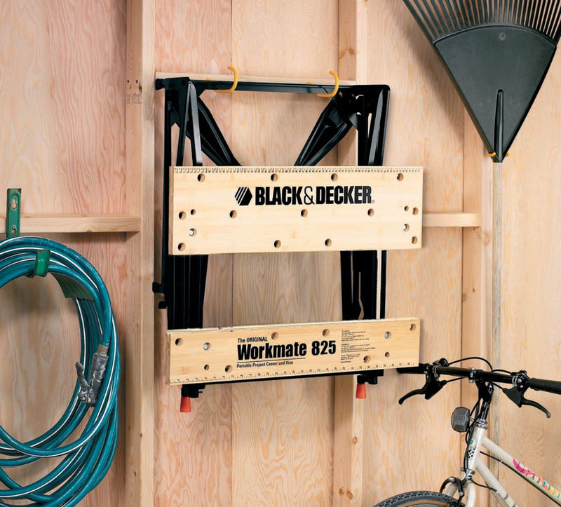Banco de trabajo grande de lujo Black&amp;Decker (WM825-XJ) Workmate® 825 con sistema de sujeción vertical.