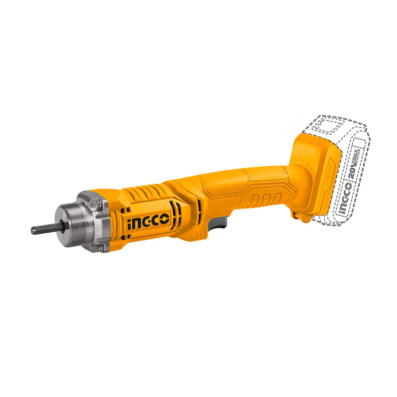 Vibrador de cimento INGCO (CCVLI2023011) 20V + bateria 2A + carregador