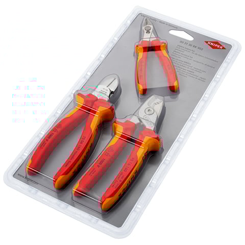 Knipex (00 31 30 BK V02) Electrical Cutting Set