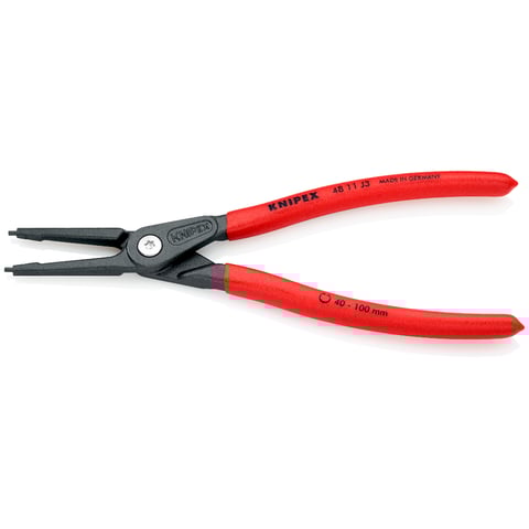 Knipex (48 11 J3) Precision Circlip Pliers For internal circlips in bore holes