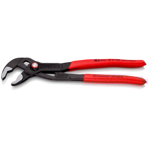 Knipex (87 21 250) Tenazas de alta tecnología Cobra QuickSet para bombas de agua