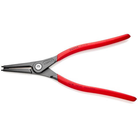 Alicate de precisão para anéis de retenção Knipex (49 11 A4) Para anéis de retenção exteriores em veios