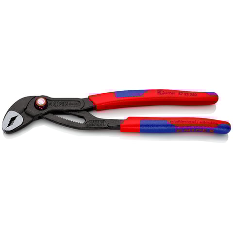Alicates de bomba de agua de alta tecnología Cobra QuickSet de Knipex (87 22 250)