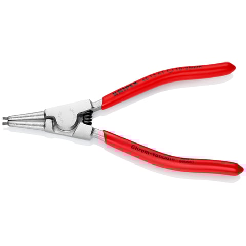 Alicate para anéis de retenção Knipex (46 13 A1) Para anéis de retenção exteriores em veios