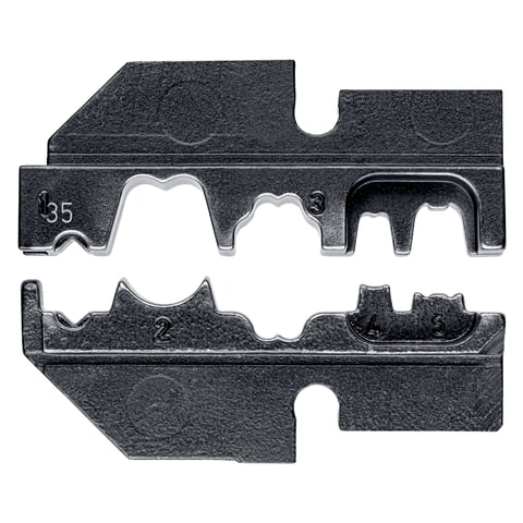 Knipex (97 49 35) Die set For spark plug connectors and distributors