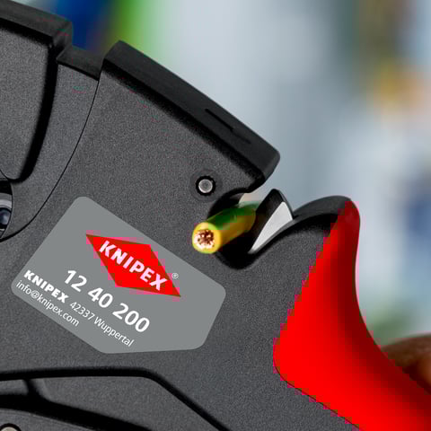 Decapador de isolamento auto-ajustável Knipex (12 40 200) EvoStrip