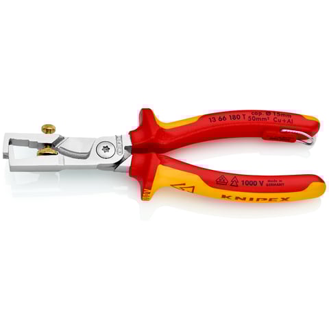 Knipex (13 66 180 T) StriX Insulation strippers with cable shears