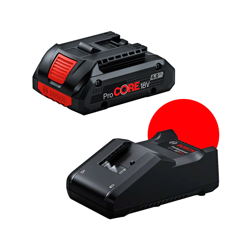 Bosch Starter Set 18V ProCORE18V 4.0Ah + GAL 18V-40 Professional