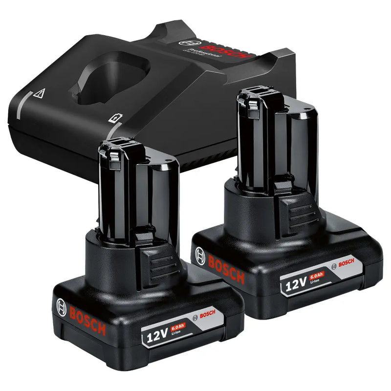 Bosch PowerSet 12V - 2 baterias GBA 12V 6,0Ah + carregador GAL 12V-40