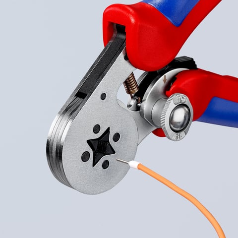Knipex (97 55 04) Self-Adjusting Crimping Pliers for wire ferrules With lateral access