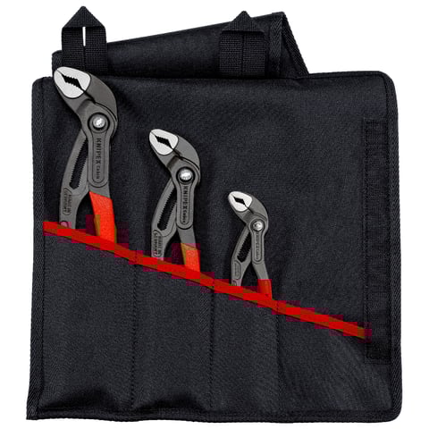 Knipex (00 19 55 S9) Conjunto Cobra 1 x 87 01 150, 1 x 87 01 250, 1 x 87 01 300