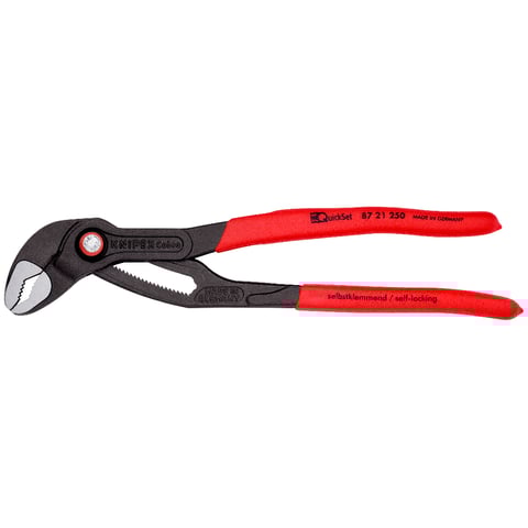 Knipex (87 21 250) Tenazas de alta tecnología Cobra QuickSet para bombas de agua