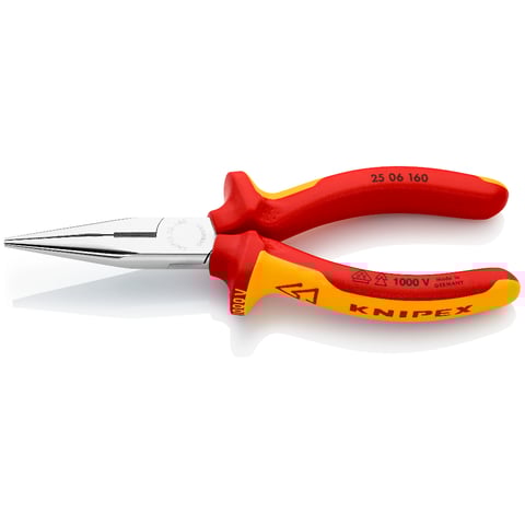 Alicate de corte lateral de pontas finas Knipex (25 06 160 T) (Alicate para rádio)