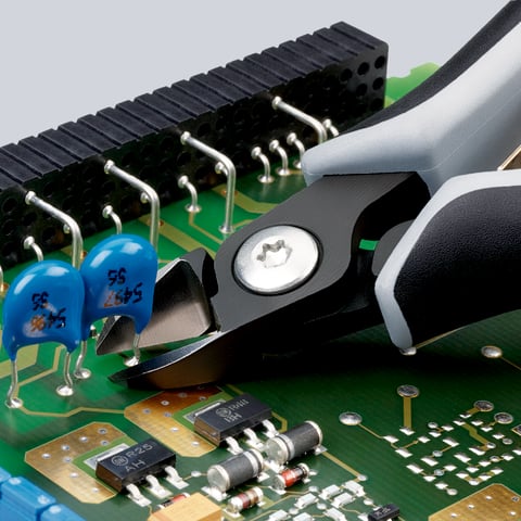 Alicate de corte lateral eletrónico de precisão Knipex (79 42 125 Z ESD)