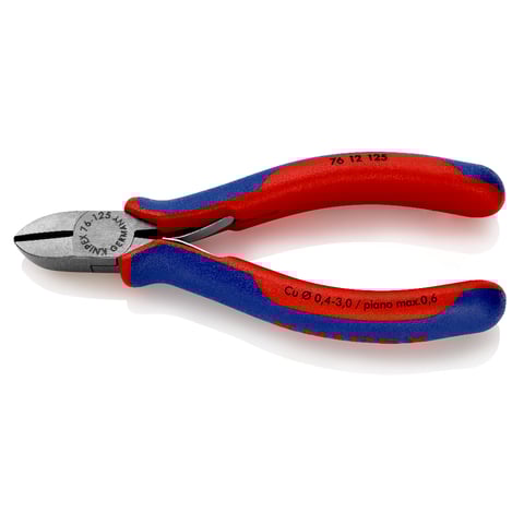 Cortador diagonal Knipex (76 12 125) para electromecânica