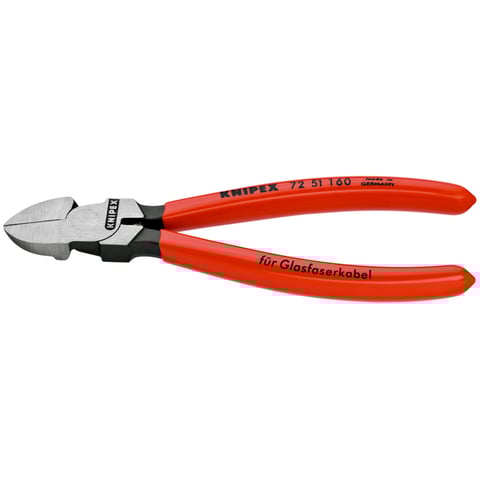 Cortador diagonal Knipex (72 51 160) para fibra ótica