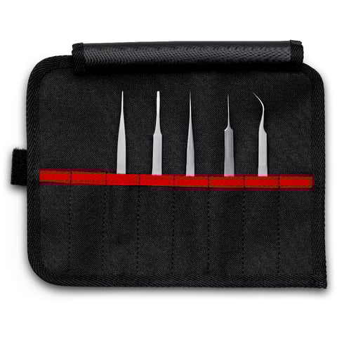 Knipex (92 00 02) Precision Tweezers Set 5 parts