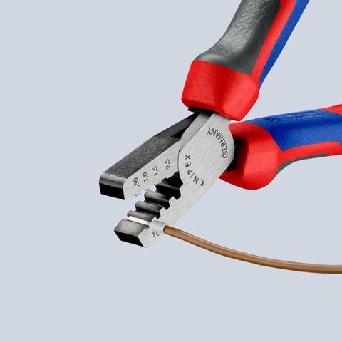 Knipex (97 62 145 A) Crimping Pliers for wire ferrules