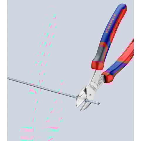 Cortador diagonal de alta alavancagem Knipex (74 05 200)