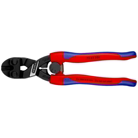 Knipex (72 62 200) High Leverage Flush Cutter For soft metal and plastic