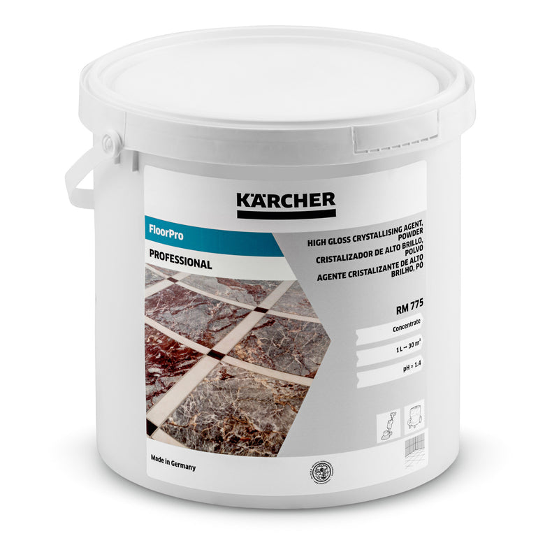 Karcher (6.295-117.0) Agente Cristalizante de Alto Brilho FloorPro, pó RM 775, 5kg