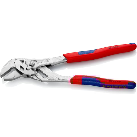 Alicate e chave Knipex (86 05 250) numa única ferramenta