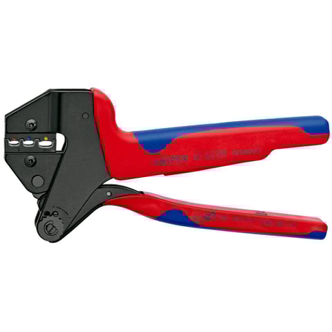Alicate de cravação Knipex (97 43 06) para matrizes de cravação intercambiáveis