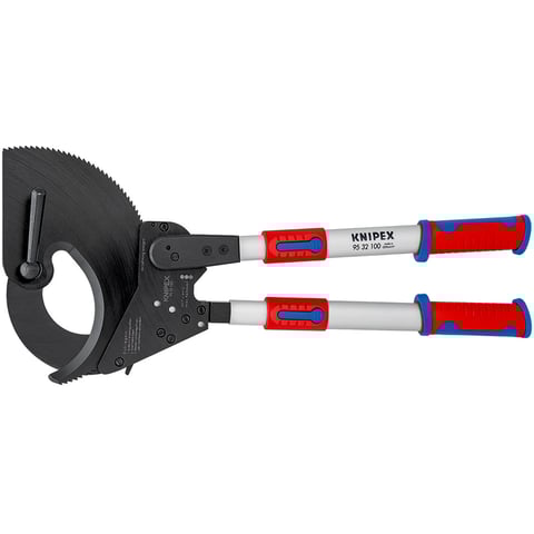 Cortador de cabos Knipex (95 32 100) (ação de roquete) com cabos telescópicos