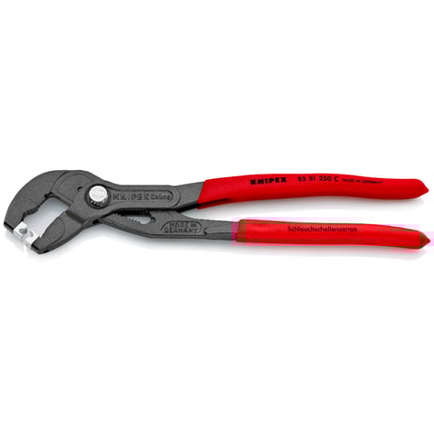 Knipex (85 51 250 C) Hose Clamp Pliers For Click clamps